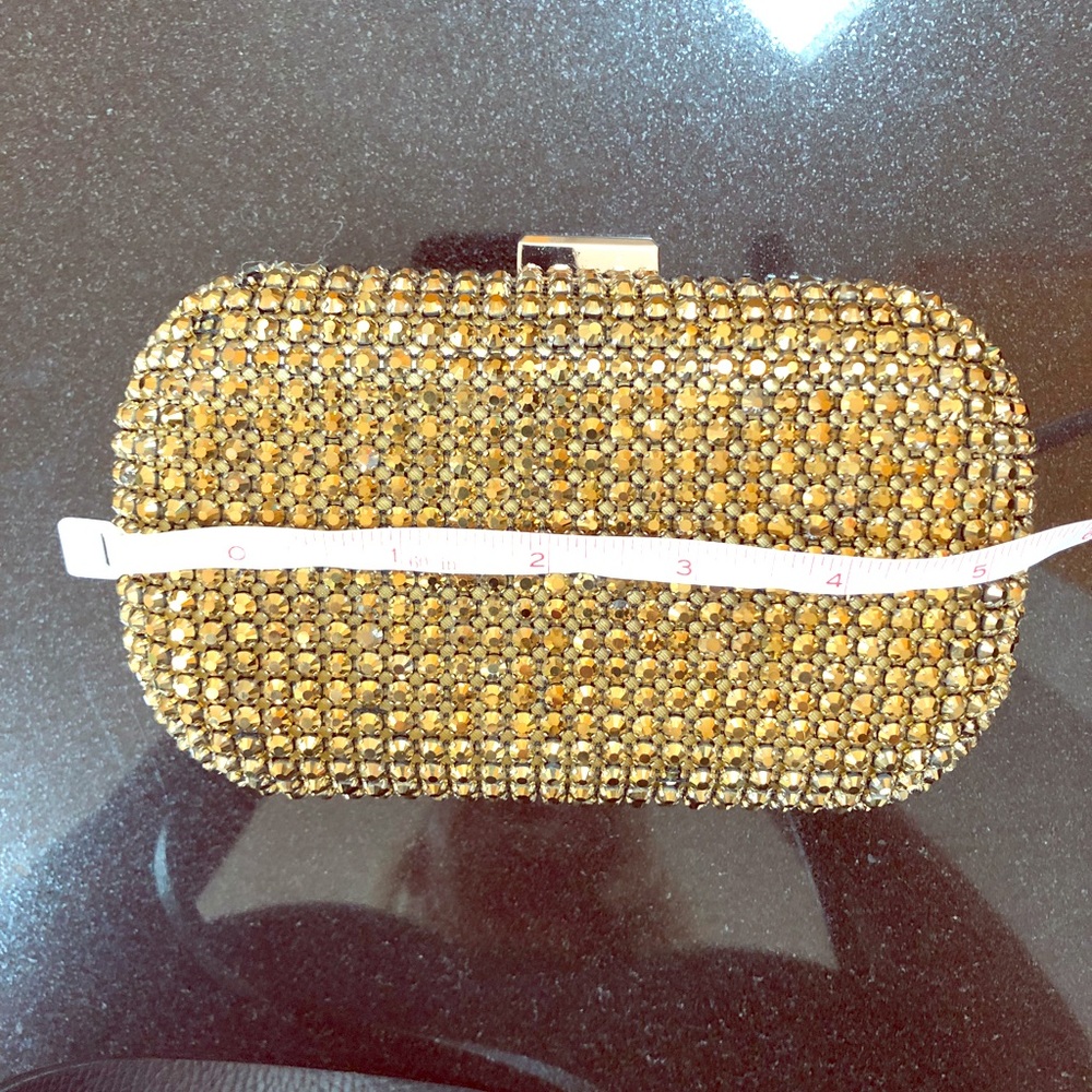 AMBER BEADED EVENING BAG